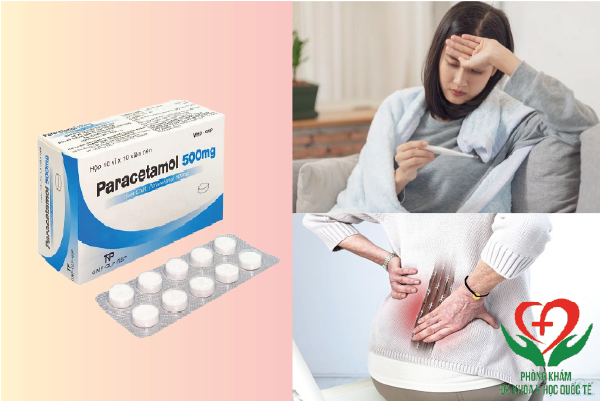 paracetamol dùng để điều trị các chứng đau sốt